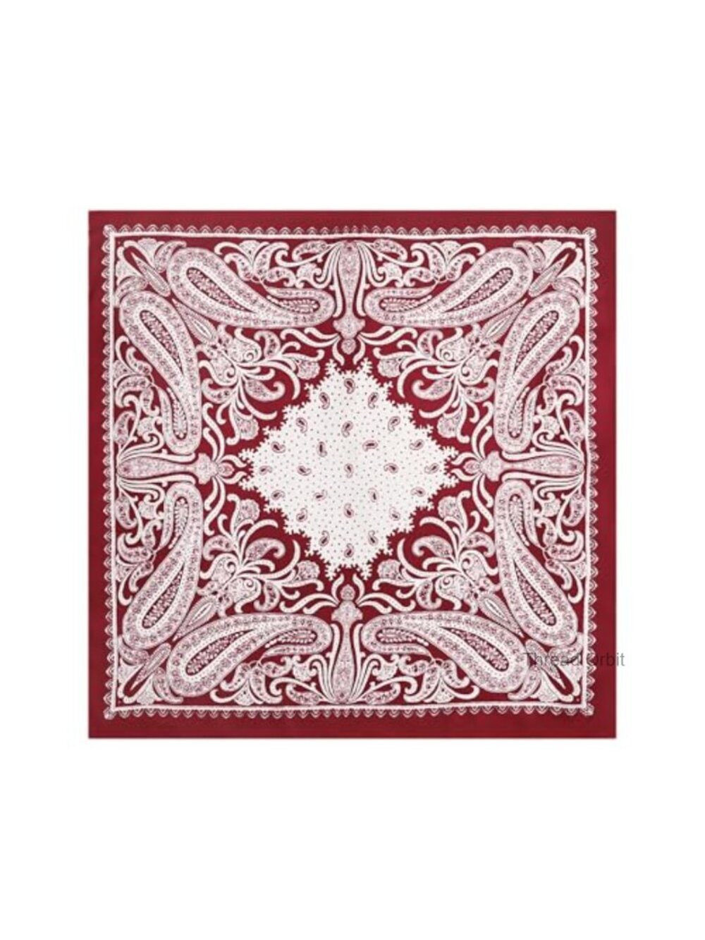 Large Square Paisley Satin Silk-Like Head Scarf Bandana Hair Wrap
